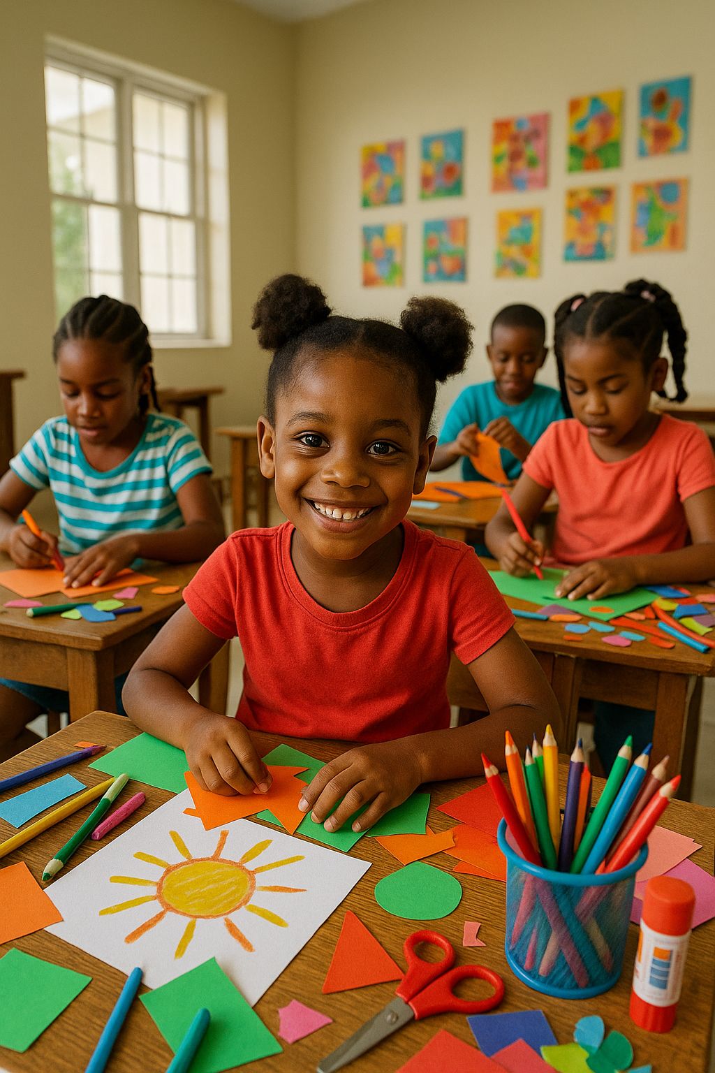 Art and crafts class