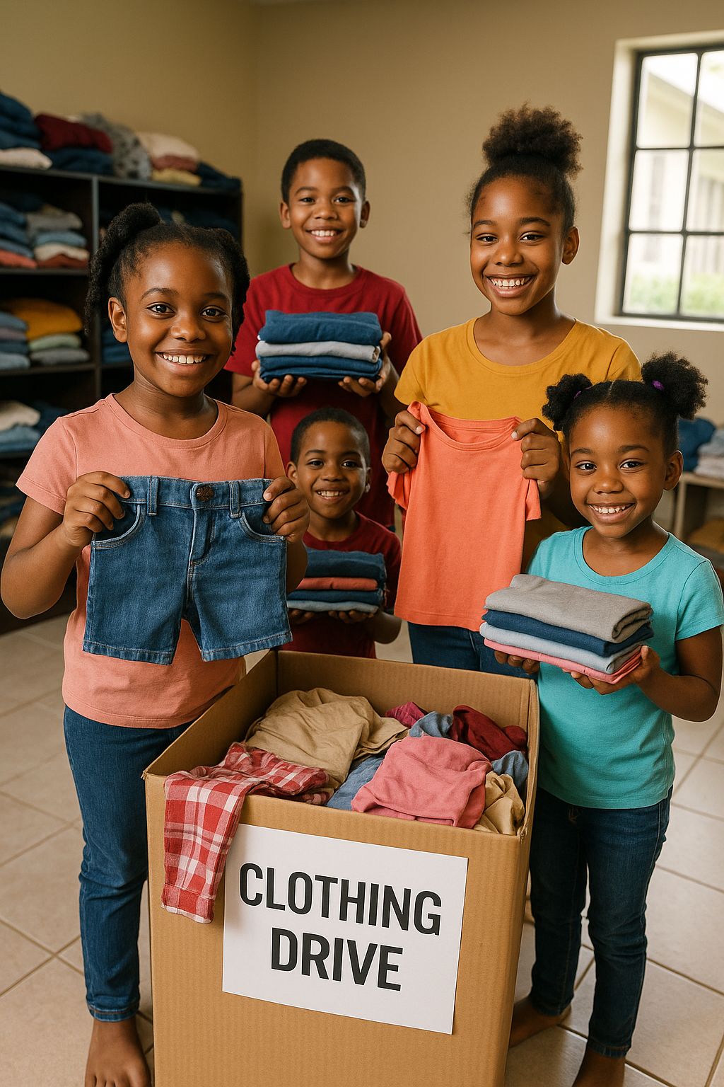 Clothing donation drive